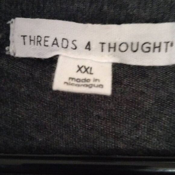 Donut Fan, XXL, Threads&Thought, Grey and Soft - Picture 5 of 11